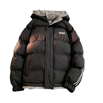 潮牌2024新款棉衣男冬季加厚连帽羽绒棉服潮流冬装学生外套男装