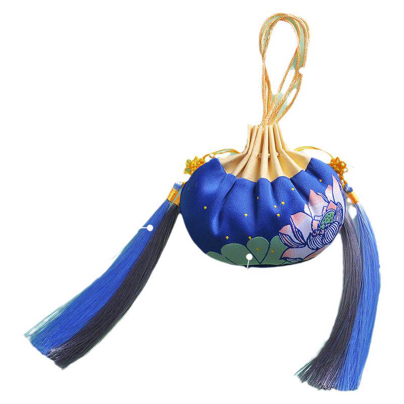 中秋节香包高档锦缎汽车挂件礼品
