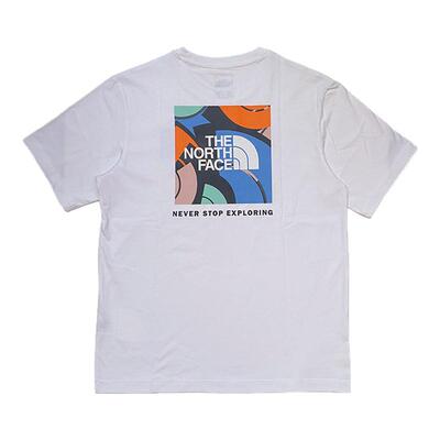 TNF北面男女同款Puzzle Box宽松透气户外休闲T恤NF0A8DC1