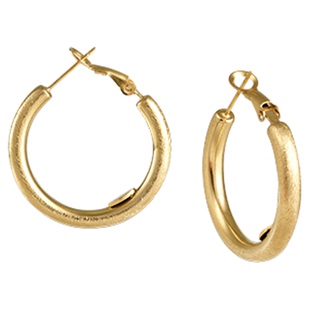 【刘亦菲同款】RC Retro Chic意大利复古时尚首饰金银丝耳圈小号