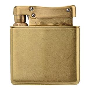 【战壕旗舰店】006老式打火机防风光板机复古黄铜超薄煤油机