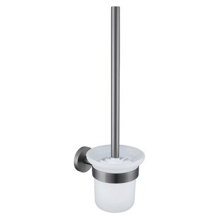 卫生间304不锈钢马桶刷架免打孔厕所刷蹲便刷洗手间清洁刷简约款