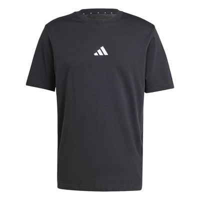 滔搏adidas阿迪达斯男子圆领上衣针织运动休闲短袖T恤JE9024