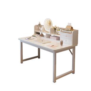梳妆台电脑桌一体卧室现代简约2026新款学生学习二合一多功能书桌
