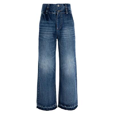 FEAR4FREE做旧磨边耐磨休闲直筒