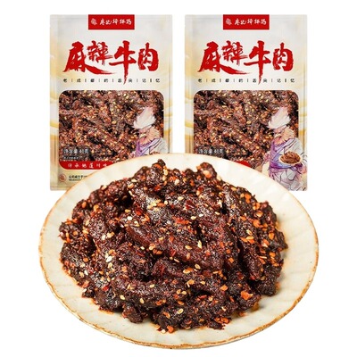 廖记棒棒鸡麻辣牛肉干40g