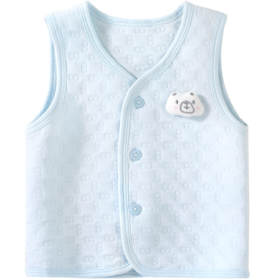 春秋保暖儿童马甲背心加厚纯棉