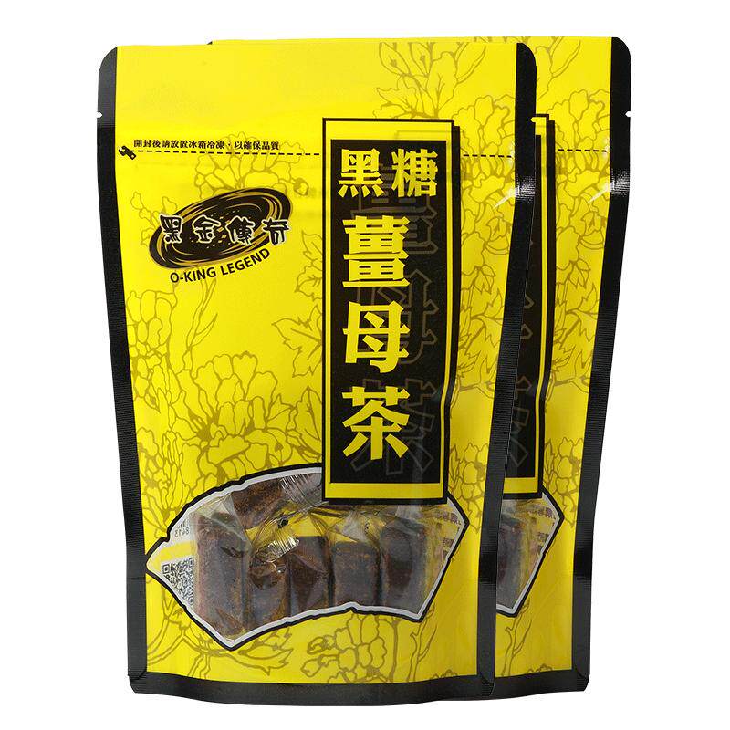 黑金传奇黑糖姜母茶中国台湾姨妈红糖姜茶大姨妈月经姜汤420g*2袋