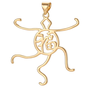 简约不规则随形万能吊坠空托男女镶嵌水滴椭圆形方形佛公观音项坠