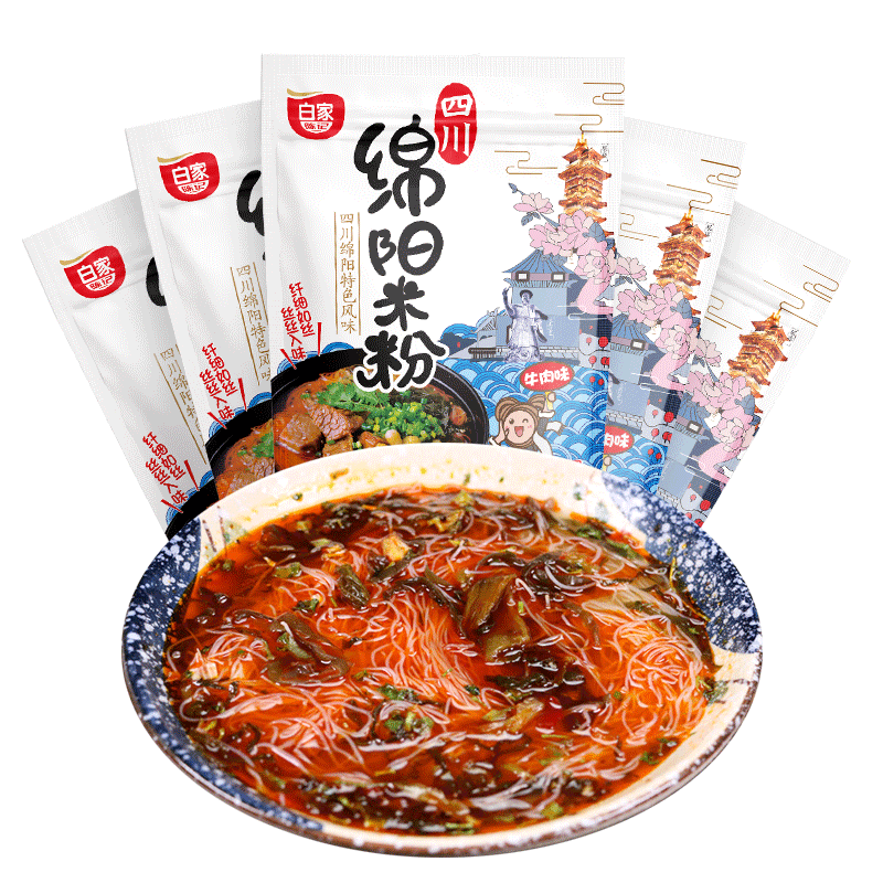 阿宽陈记食品四川绵阳米粉175g*5