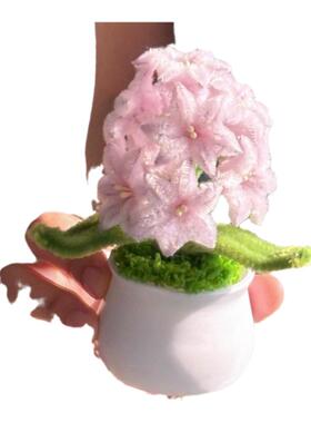 扭扭棒花束手工编织仿真花朵