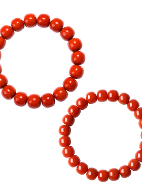 情侣天然南红玛瑙凉山瓦西料手链