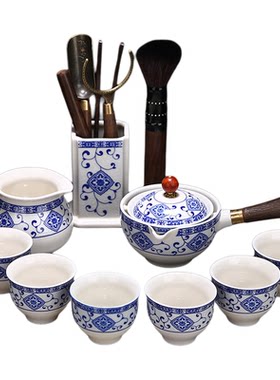 360度旋转泡茶壶逍遥壶茶具套装