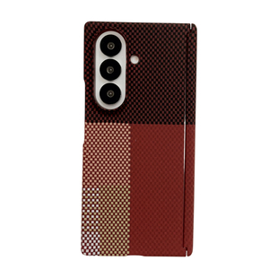 【Uecoo原创家】轻奢凯夫拉纹适用于三星Zfold7手机壳带中轴全包三星W26折叠屏保护壳磁吸超薄编织感碳纤维纹