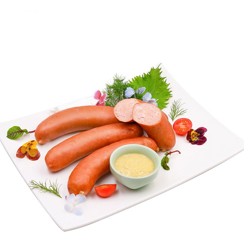 整箱 万丰金猪仔芝士香肠 烟熏脆皮肠油炸烧烤半成品冷冻食品包装