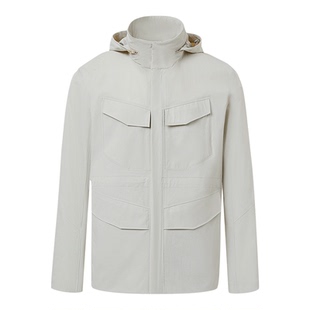 【锦氨混纺】利郎青年商务商场同款风衣2026春季弹力风衣外套男士