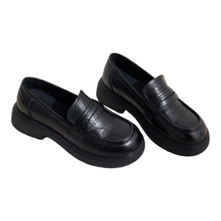 柒步森林英伦小皮鞋学院风牛皮JK制服乐福鞋子女单鞋复古2026新款