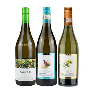 ASTI三剑客 宝萨柯诗培纳莫斯卡托小草鸟花起泡甜白葡萄酒果酒3支