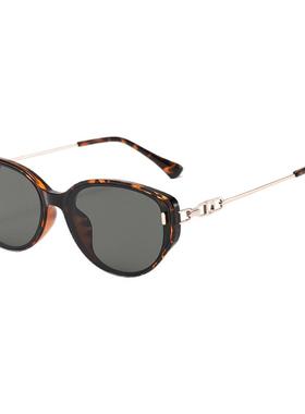 日韩风网红防晒偏光太阳镜玳瑁色