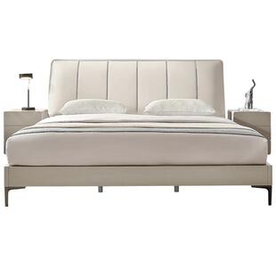 全友家居现代简约1.5米单人床主卧室家具储物皮艺软包大床1.8米