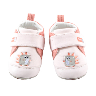 童泰春秋新款婴儿轻便学步鞋男女宝宝可爱卡通魔术贴软底防滑鞋子