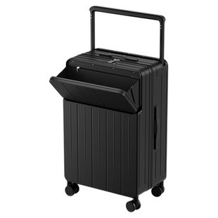 DTA行李箱小型前开口旅行箱女20寸可登机密码轻便耐用宽拉杆箱男