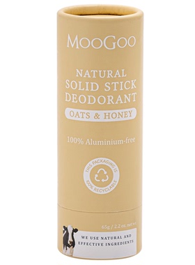 MooGoo无铝止汗香体膏蜂蜜燕麦