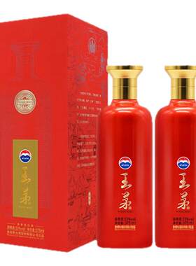 贵州茅台酒53度王茅祥泰红双支装