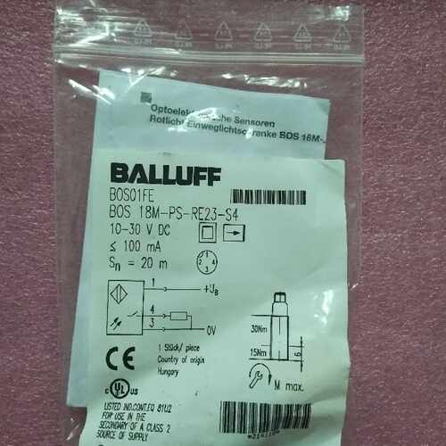 议价原装全新BALLUFF巴鲁夫BOS 18M-PS-RE23-S4 BOS01FE 现货