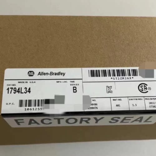 议价1794-L34 处理器模块Allen-Bradley输出输入PLC 1794L34 全新