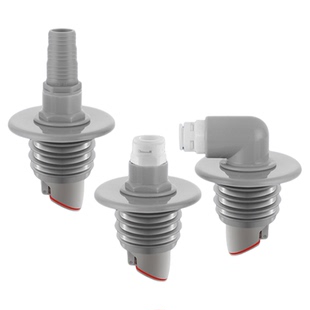 适用科沃斯石头追觅扫地机器人下水接头云鲸3分排水管道地漏墙排