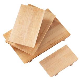 创意日式竹制木盘子寿司盘子碟料理餐具寿司板盛台刺身实木长方