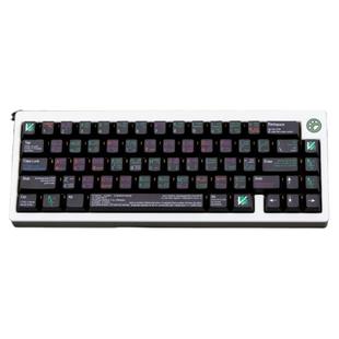 黑色码农VIM程序员键帽白色主题 原厂高度pbt热升华机械键盘键帽