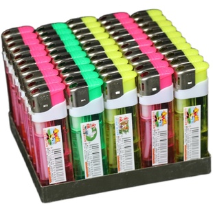 北京包邮一次性透明打火机明火便宜普通塑料超市定制广告印刷打字