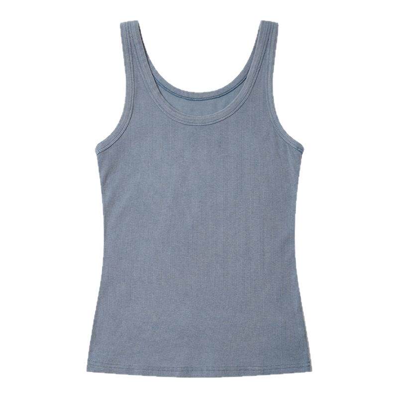 RHER STUDIO 显瘦遮副乳防走光无袖内搭休闲百搭女士背心D961J