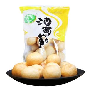 上海清美油面筋75G无锡油面筋80G密封香脆炒素裹肉火锅食材