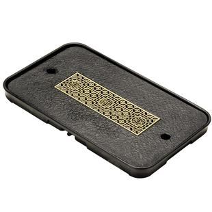 乌金石茶盘家用茶具托盘沥水小型轻奢现代干泡台小茶台蓄排水茶海