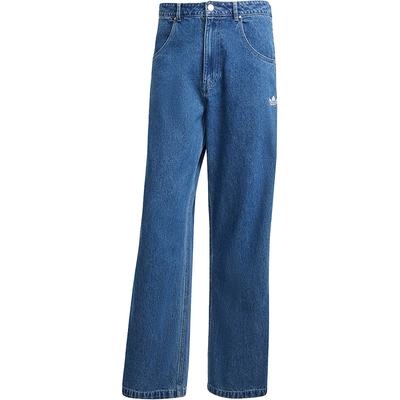 Adidas/阿迪达斯正品三叶草男士复古运动休闲牛仔长裤JC6234