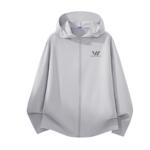 马克华菲UPF100+防晒服男户外登山凉感防晒衣男款大帽檐简约外套X