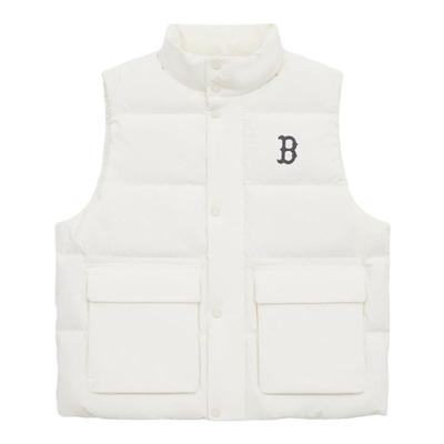 MLB新款羽绒马甲情侣运动外套