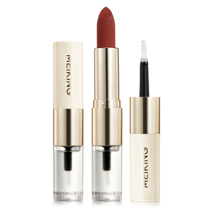 美康粉黛双头口红女哑光镜面水光唇釉唇蜜油秋冬季官方旗舰店正品