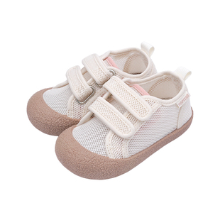 【新品】TOPSTAR儿童凉鞋彩底女童单鞋透气宝宝鞋网面男童布鞋