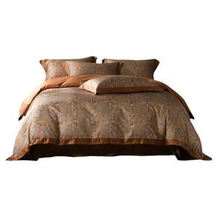 100支兰精天丝棉和纯全棉交织四件套2024新款新中式风格 床上用品