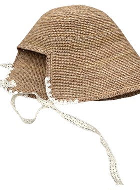 韩系波奈特渔夫草帽女夏防晒帽子