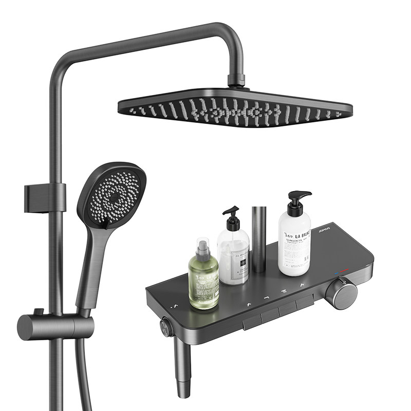 九牧卫浴花洒套装淋浴家用钢琴键全套洗浴沐淋浴器浴室喷头36677