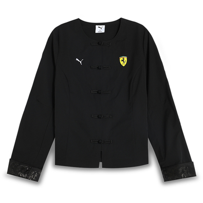 Puma/彪马正品FERRARI女士运动时尚新中式盘扣唐装外套634326-01