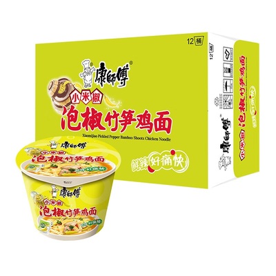 康师傅泡椒竹笋鸡方便面