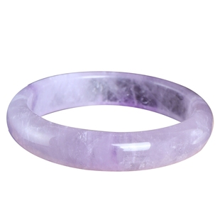 天然巴西紫水晶手镯薰衣草紫玉女款镯子生日礼物饰品送鉴定证书