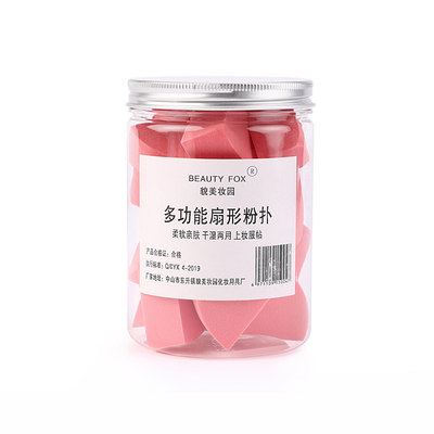 樱花扇形粉扑海绵块不掉渣化妆蛋