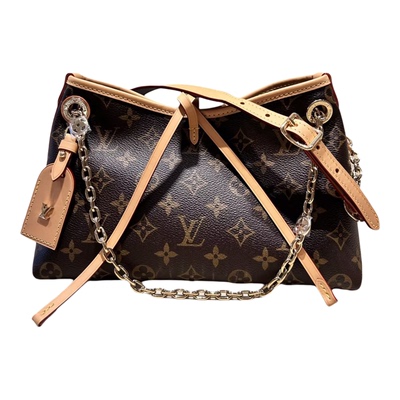 LV/女包26新款老花Carryall BB子母包购物袋链条包手拎单肩斜跨包